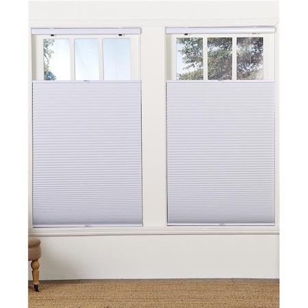 Safe Styles UBF26X64WT Cordless Blackout Top Down Bottom Up Shade; White - 26 X 64 In.